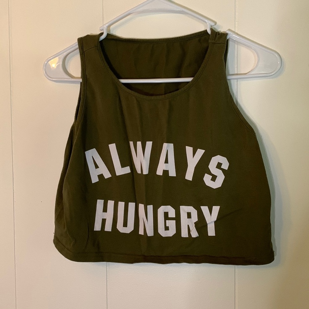 Graphic crop top